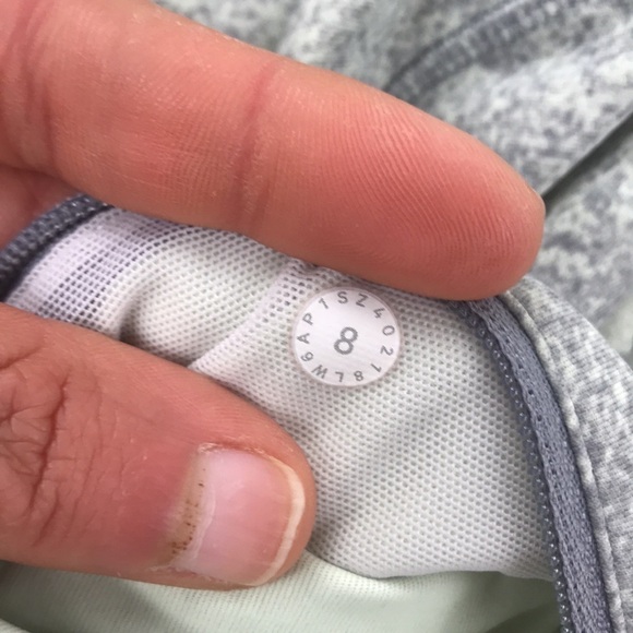 Lululemon Speed Up Crop *Mesh 21" Ocean Spray Fluro Citrus Light Cast - Picture 5 of 5